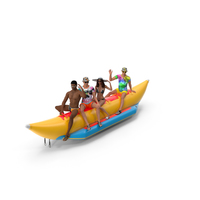 Banana Boat With People PNG & PSD Images