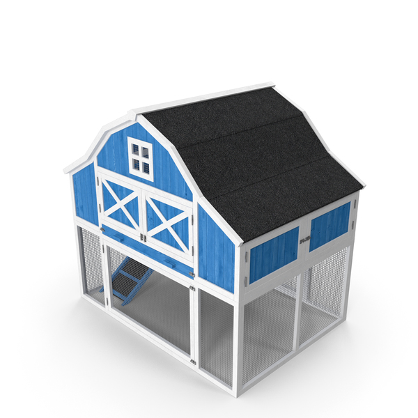 Chicken Coop Blue PNG & PSD Images