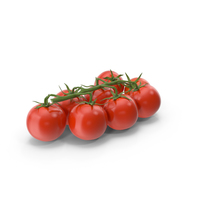 Fresh Cherry Tomatoes on the Vine PNG & PSD Images