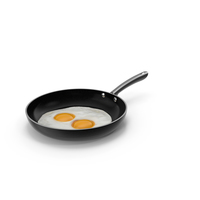 Fried Eggs In A Pan PNG & PSD Images