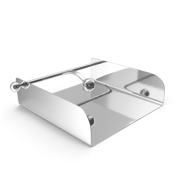 Napkin Holder Stainless Steel Empty PNG & PSD Images
