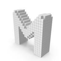 Voxel M PNG & PSD Images
