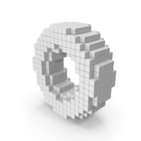 Cube Shaped Letter O PNG & PSD Images