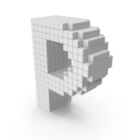 Voxel P PNG & PSD Images