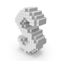 Cube Shaped Letter S PNG & PSD Images
