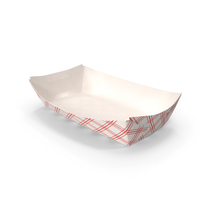 Paper Food Boat Red Checker PNG & PSD Images