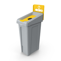 Plastic Recycling Bin for Cans PNG & PSD Images