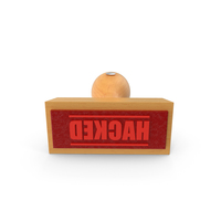 Rubber Stamp with Wood Handle Hacked PNG & PSD Images
