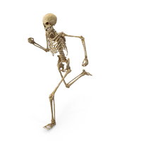 Worn Skeleton Running PNG & PSD Images