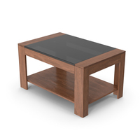 Coffee Table Dark Wood PNG & PSD Images