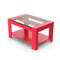 Coffee Table Red PNG & PSD Images