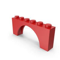 Building Toy Brick Arch 1x6x2 PNG & PSD Images