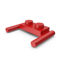 Building Toy Brick Handle 1x2 PNG & PSD Images