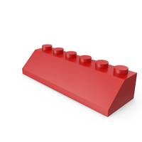 Building Toy Brick Roof Tile 2x6 45 PNG & PSD Images