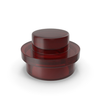 Building Toy Brick Round 1x1 Transparent Red PNG & PSD Images