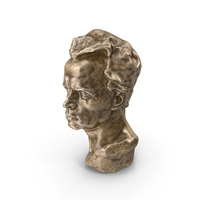 Dovzhenko Bronze Bust PNG & PSD Images