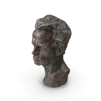 Dovzhenko Bronze Outdoor Bust PNG & PSD Images