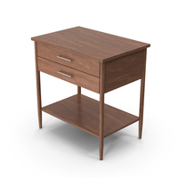 Side Table Dark Wood PNG & PSD Images