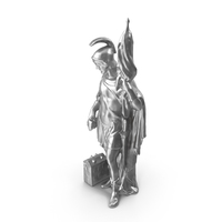 St Florian Metal Statue PNG & PSD Images
