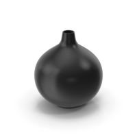 Black Decor Vase PNG & PSD Images
