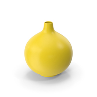 Yellow Decor Vase PNG & PSD Images
