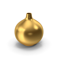 Gold Decor Vase PNG & PSD Images