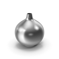 Silver Decor Vase PNG & PSD Images