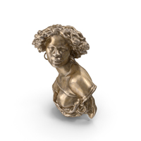 Woman Bronze Bust PNG & PSD Images