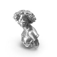 Woman Metal Bust PNG & PSD Images