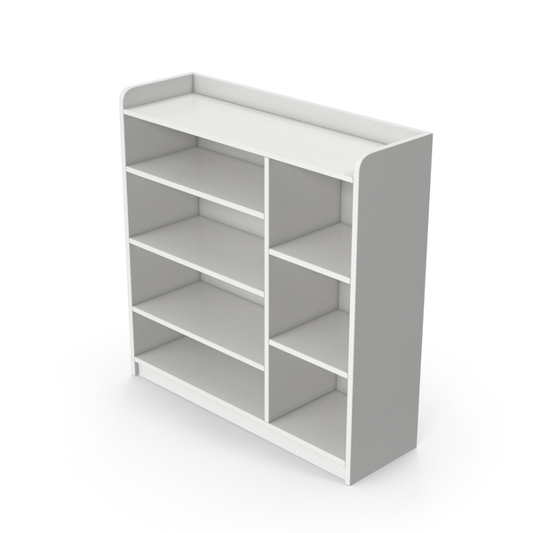White Bookshelf PNG & PSD Images