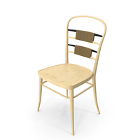 Retro Wooden Chair PNG & PSD Images