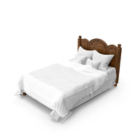 Old Victorian Natural Bed PNG & PSD Images