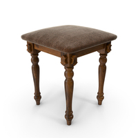 Old Victorian Natural Stool PNG & PSD Images
