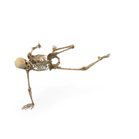Worn Skeleton lean jumping PNG & PSD Images
