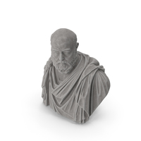 Ottaviano Grimani Stone Bust PNG & PSD Images