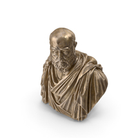 Bronze Ottaviano Grimani Bust PNG & PSD Images