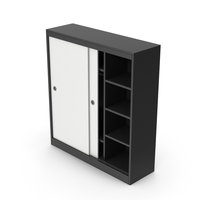 Wardrobe With Sliding Doors Black White PNG & PSD Images
