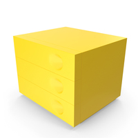 Yellow Night Stand PNG & PSD Images
