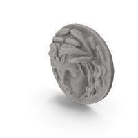 Medusa Head Stone Decor PNG & PSD Images