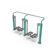 OutDoor Fitness Walking Machine Double Used PNG & PSD Images