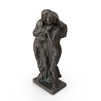 Women in Sorrow Bronze Outdoor PNG & PSD Images