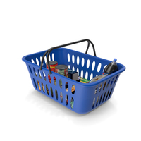 Shopping Basket Full PNG & PSD Images