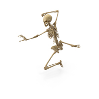 Worn Skeleton punch jump attack PNG & PSD Images