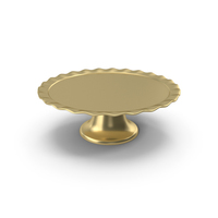 Cake Stand Gold PNG & PSD Images