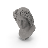 Alexander The Great Stone Bust PNG & PSD Images