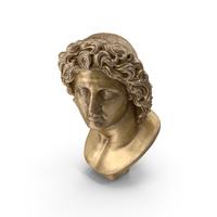 Alexander The Great Bronze Bust PNG & PSD Images