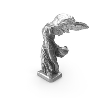 Winged Victory of Samothrace Metal PNG & PSD Images