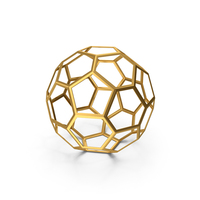 Gold Hexagon Ball PNG & PSD Images