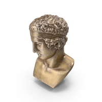 Diadumenos Bronze Bust PNG & PSD Images