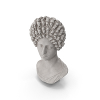 Flavian Woman Marble Bust PNG & PSD Images